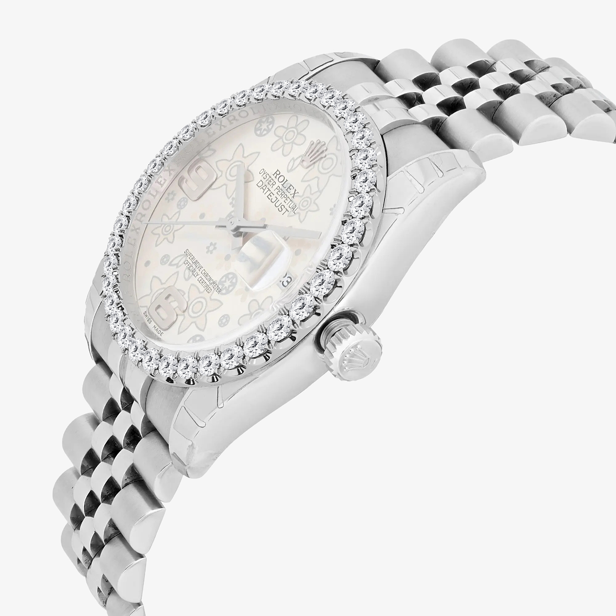 Additional Image 2 for  3 ctw Round Lab Grown Diamond  Rolex Watch