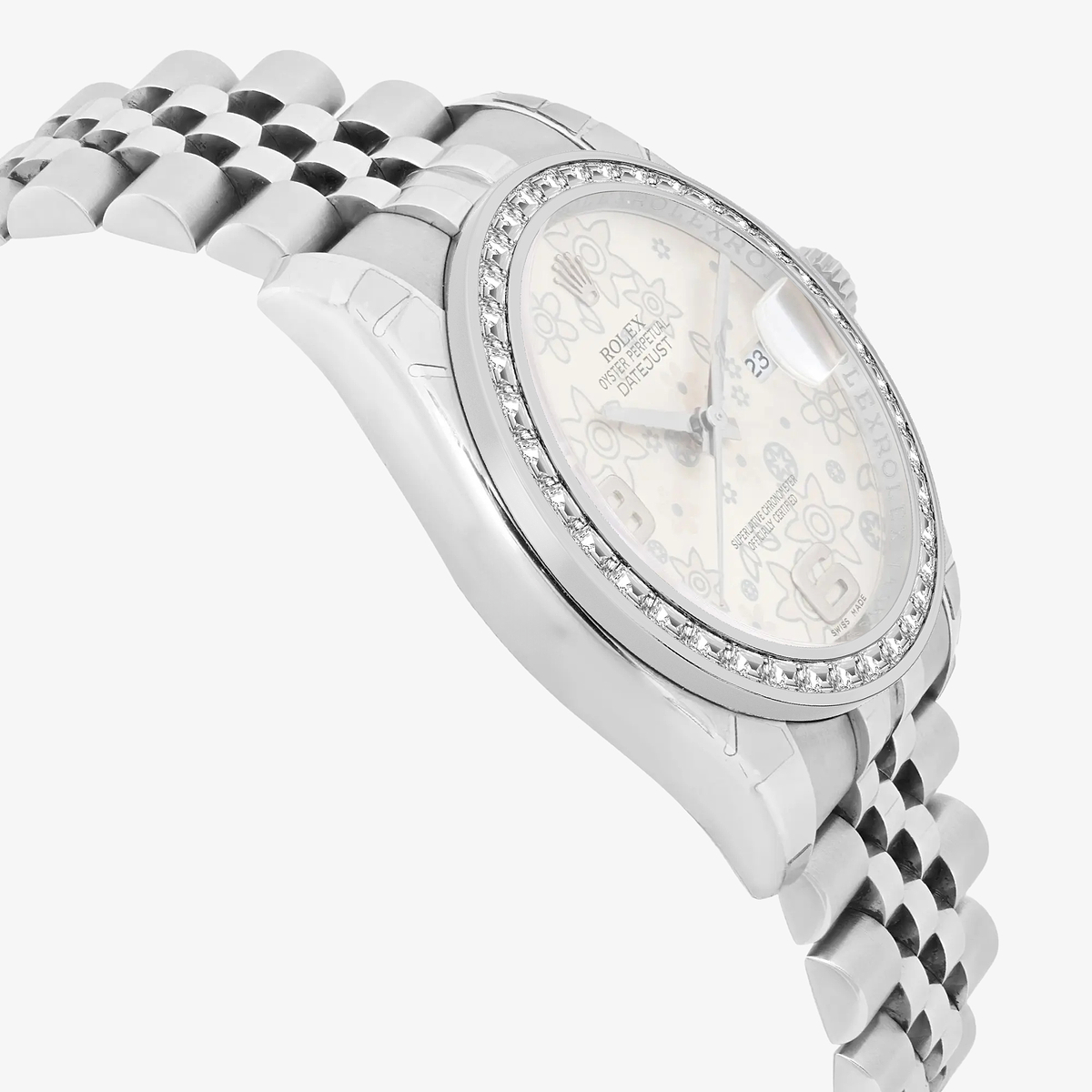 Additional Image 3 for  2 2/3 ctw Trapezoid Lab Grown Diamond  Rolex Watch