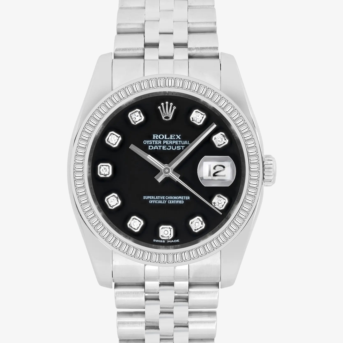 Additional Image 1 for  3 ctw Baguette Lab Grown Diamond  Rolex Watch