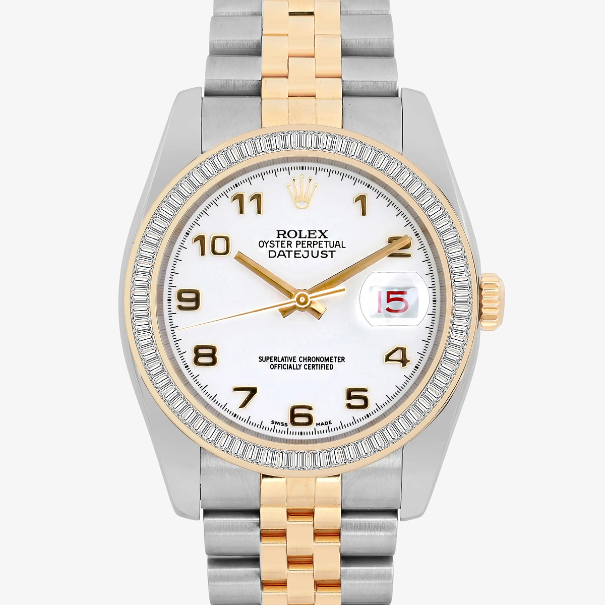 Additional Image 1 for  3 ctw Baguette Lab Grown Diamond  Rolex Watch