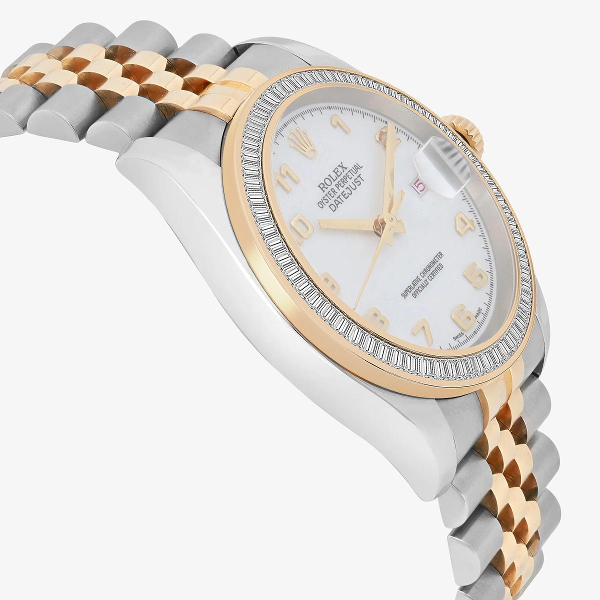 Additional Image 3 for  3 ctw Baguette Lab Grown Diamond  Rolex Watch