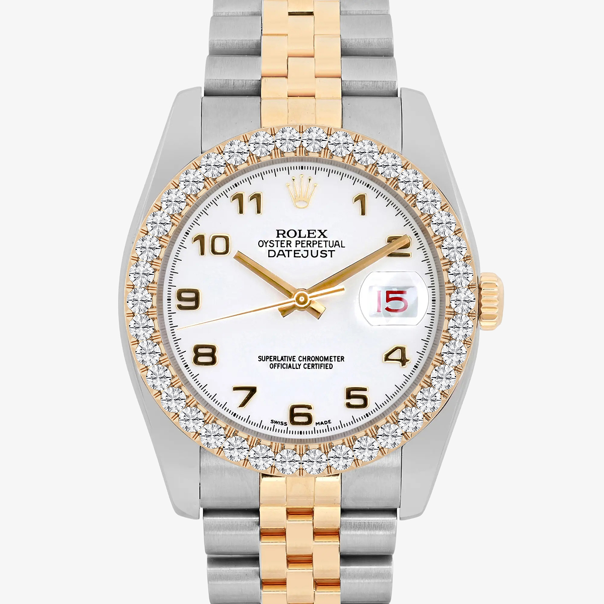 Additional Image 1 for  3 ctw Round Lab Grown Diamond  Rolex Watch