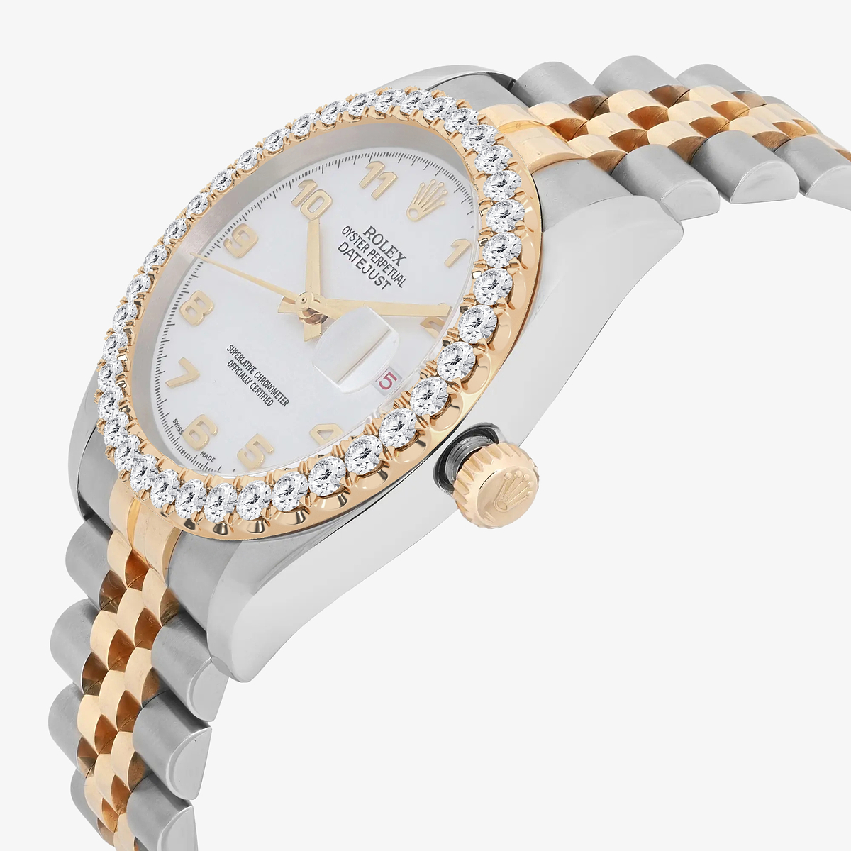 Additional Image 2 for  3 ctw Round Lab Grown Diamond  Rolex Watch