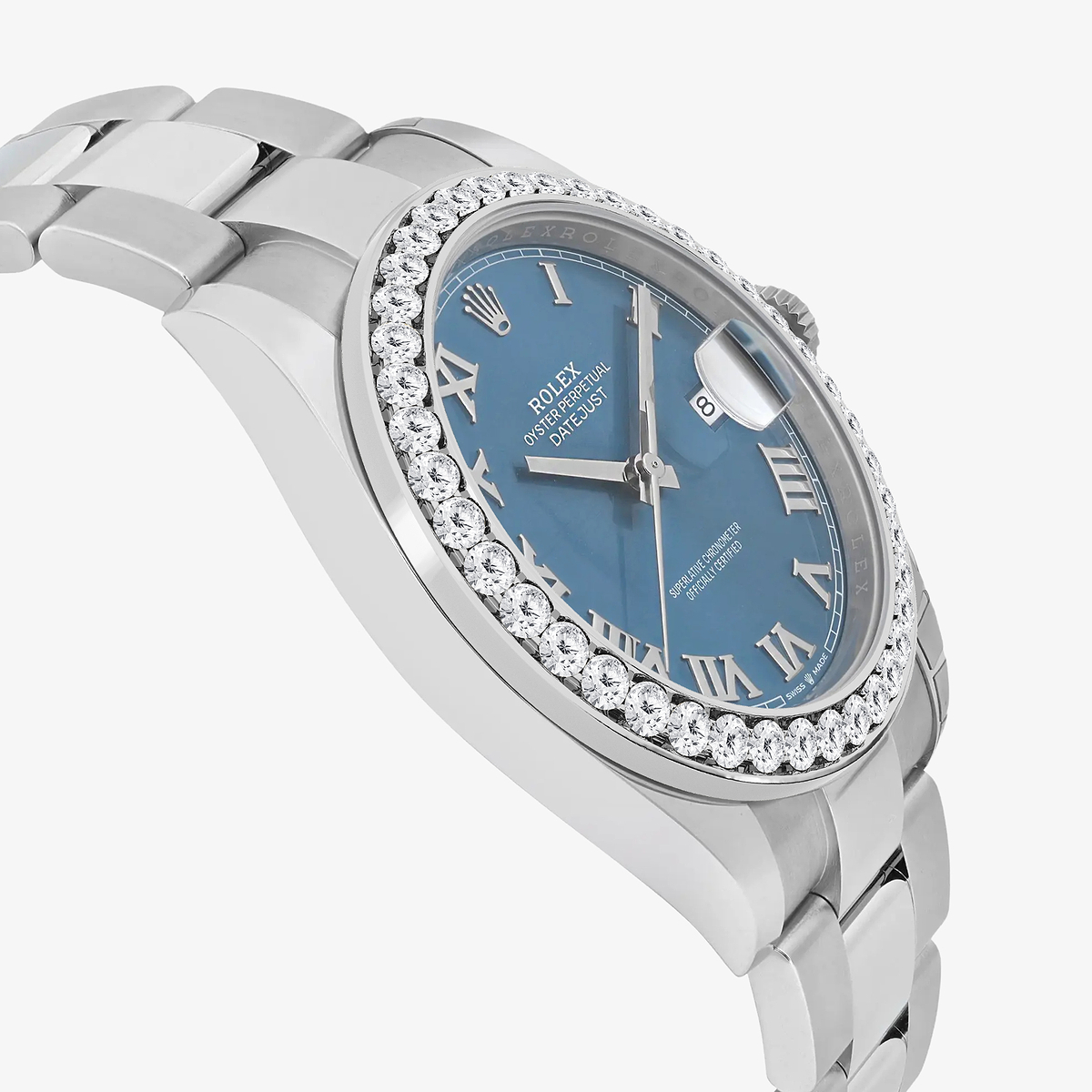 Additional Image 2 for  3 ctw Round Lab Grown Diamond  Rolex Watch