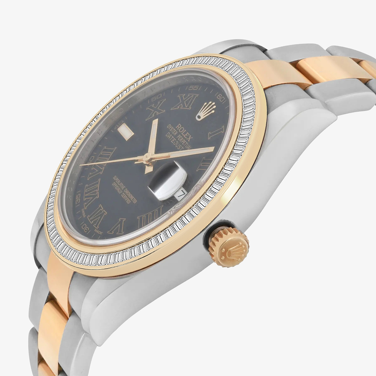 Additional Image 2 for  2 1/3 ctw Baguette Lab Grown Diamond  Rolex Watch