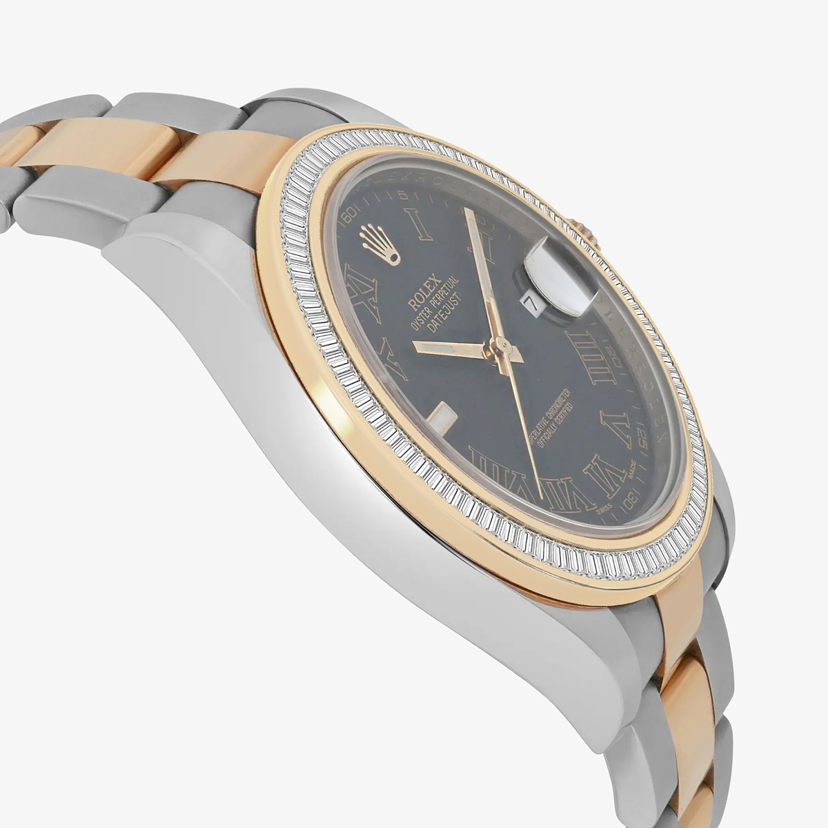 Additional Image 3 for  2 1/3 ctw Baguette Lab Grown Diamond  Rolex Watch