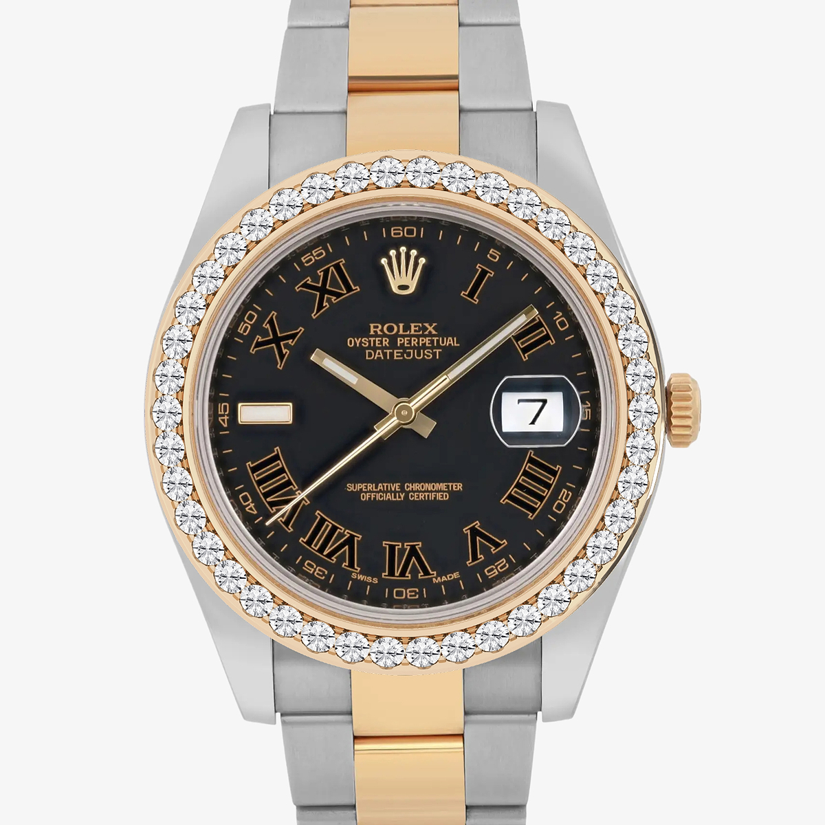 Additional Image 1 for  3 ctw Round Lab Grown Diamond  Rolex Watch