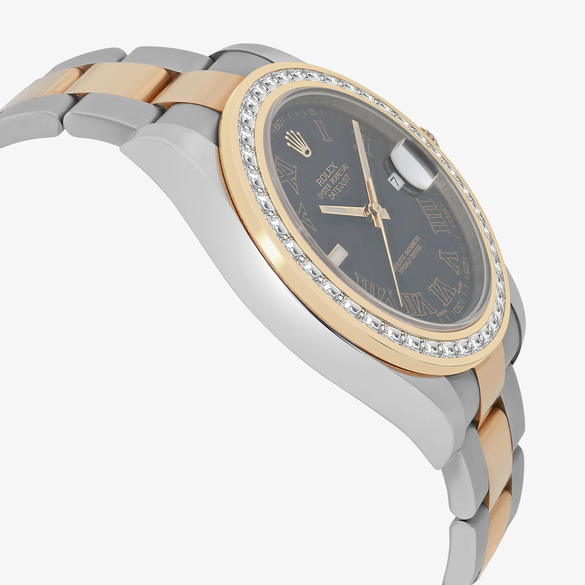 Additional Image 3 for  2 7/8 ctw Trapezoid Lab Grown Diamond  Rolex Watch