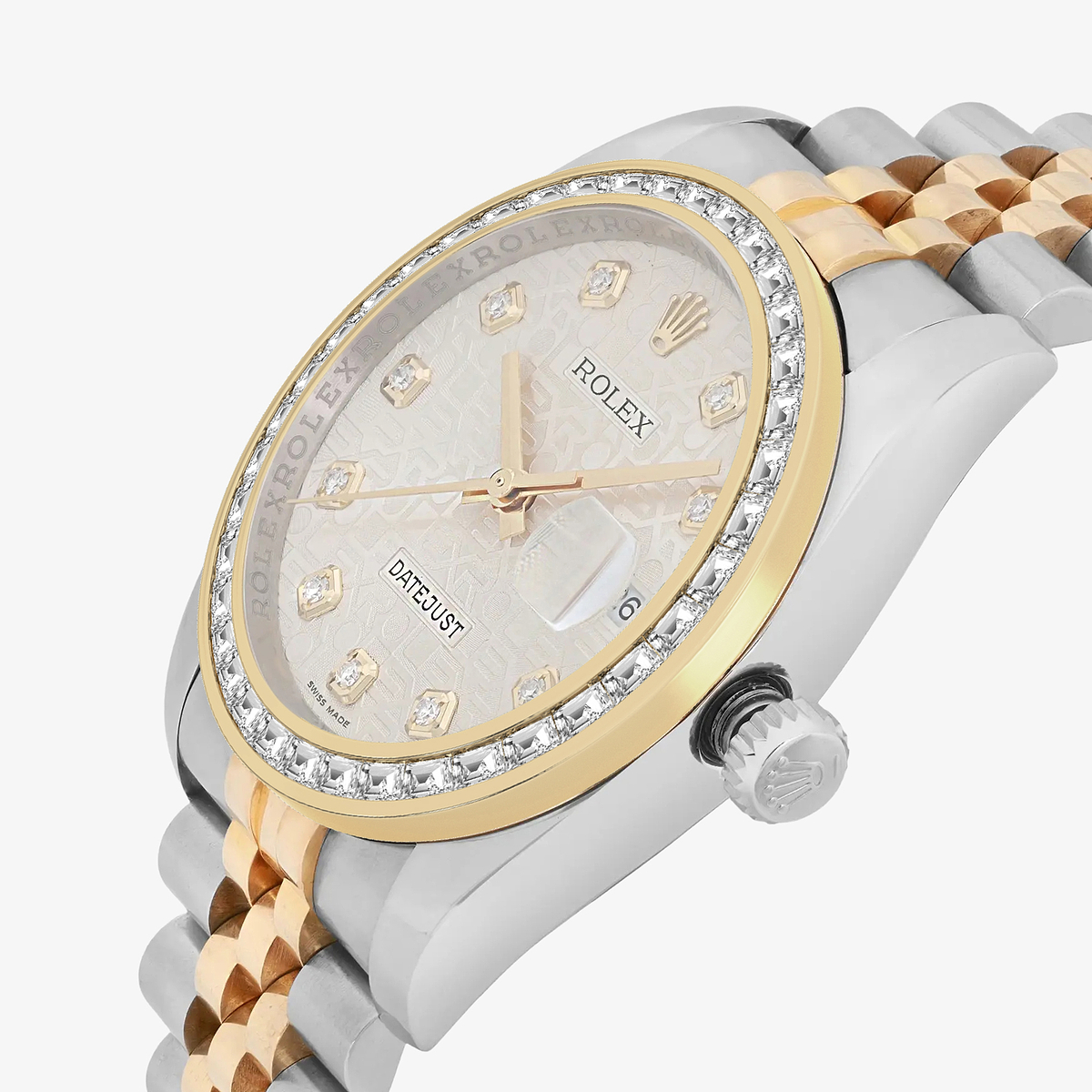 Additional Image 2 for  2 2/3 ctw Trapezoid Lab Grown Diamond  Rolex Watch