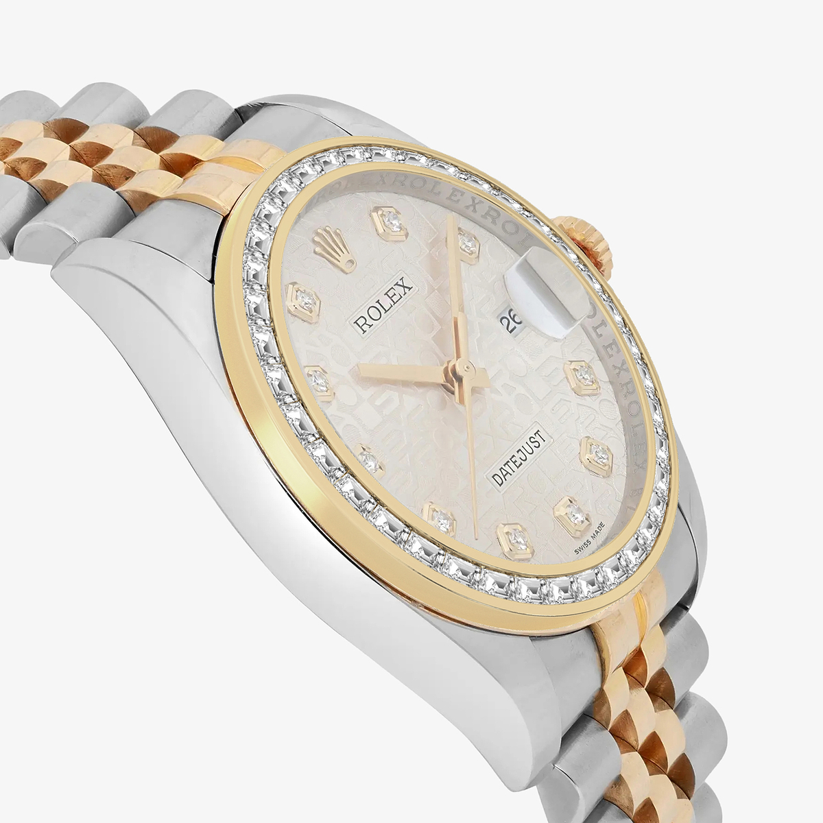 Additional Image 3 for  2 2/3 ctw Trapezoid Lab Grown Diamond  Rolex Watch