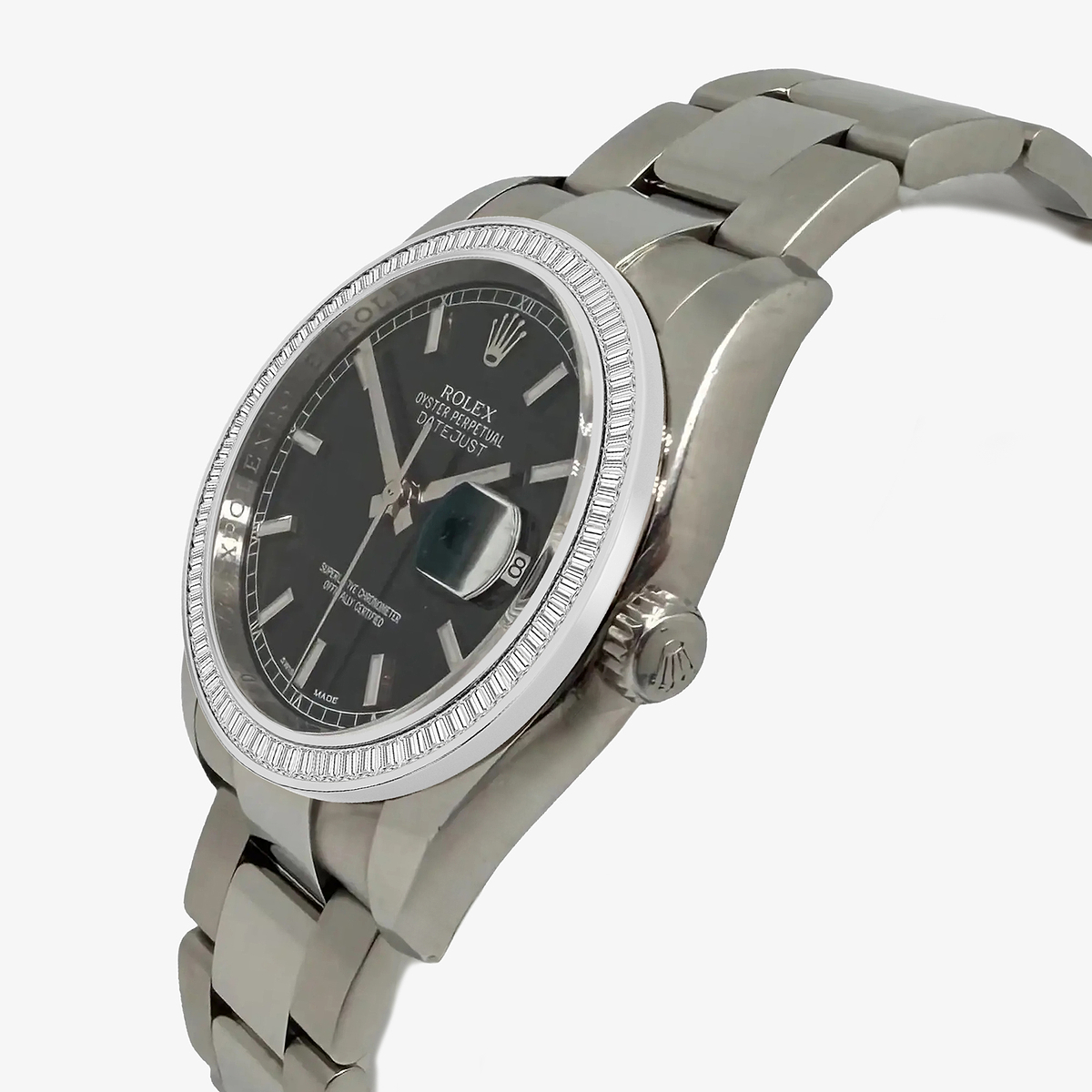 Additional Image 1 for  3 ctw Baguette Lab Grown Diamond  Rolex Watch