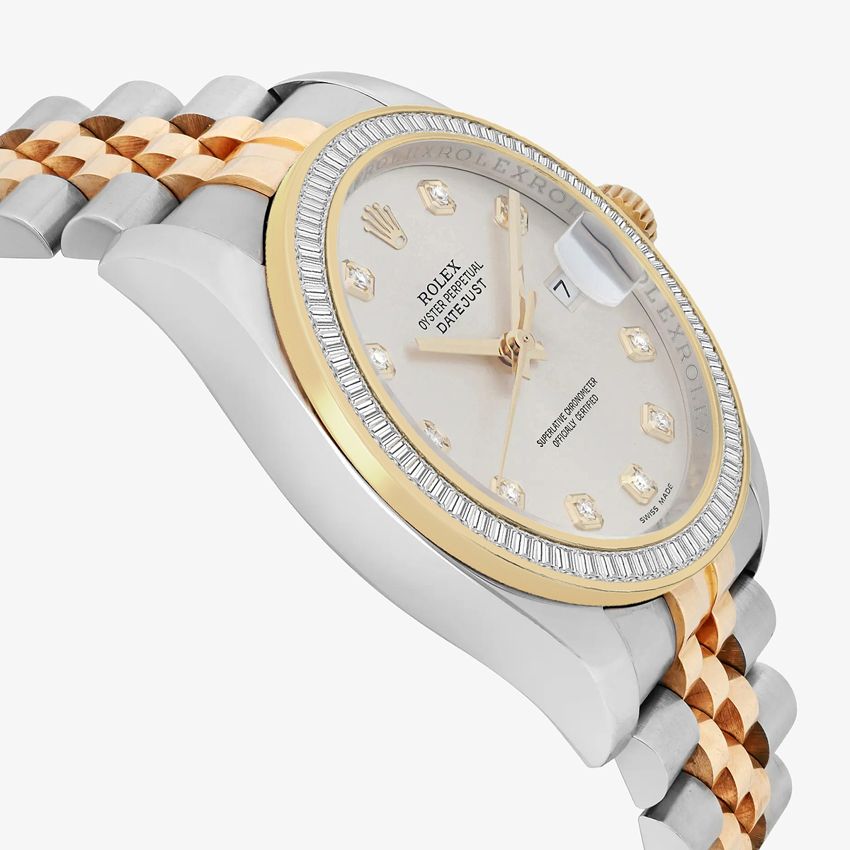 Additional Image 3 for  3 ctw Baguette Lab Grown Diamond  Rolex Watch