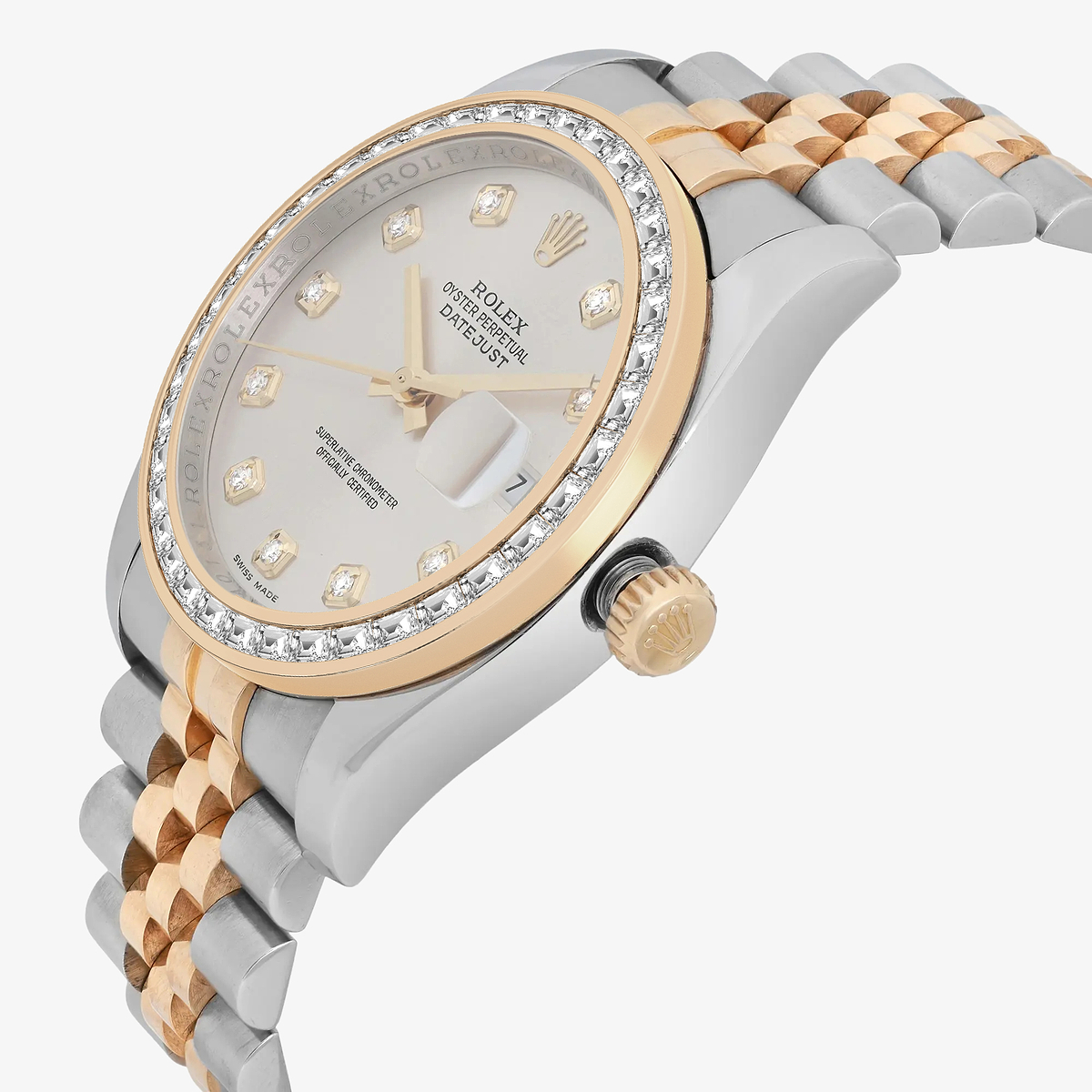 Additional Image 2 for  2 2/3 ctw Trapezoid Lab Grown Diamond  Rolex Watch