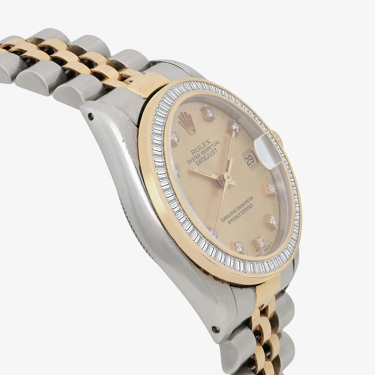 Additional Image 1 for  1 1/2 ctw Baguette Lab Grown Diamond  Rolex Watch