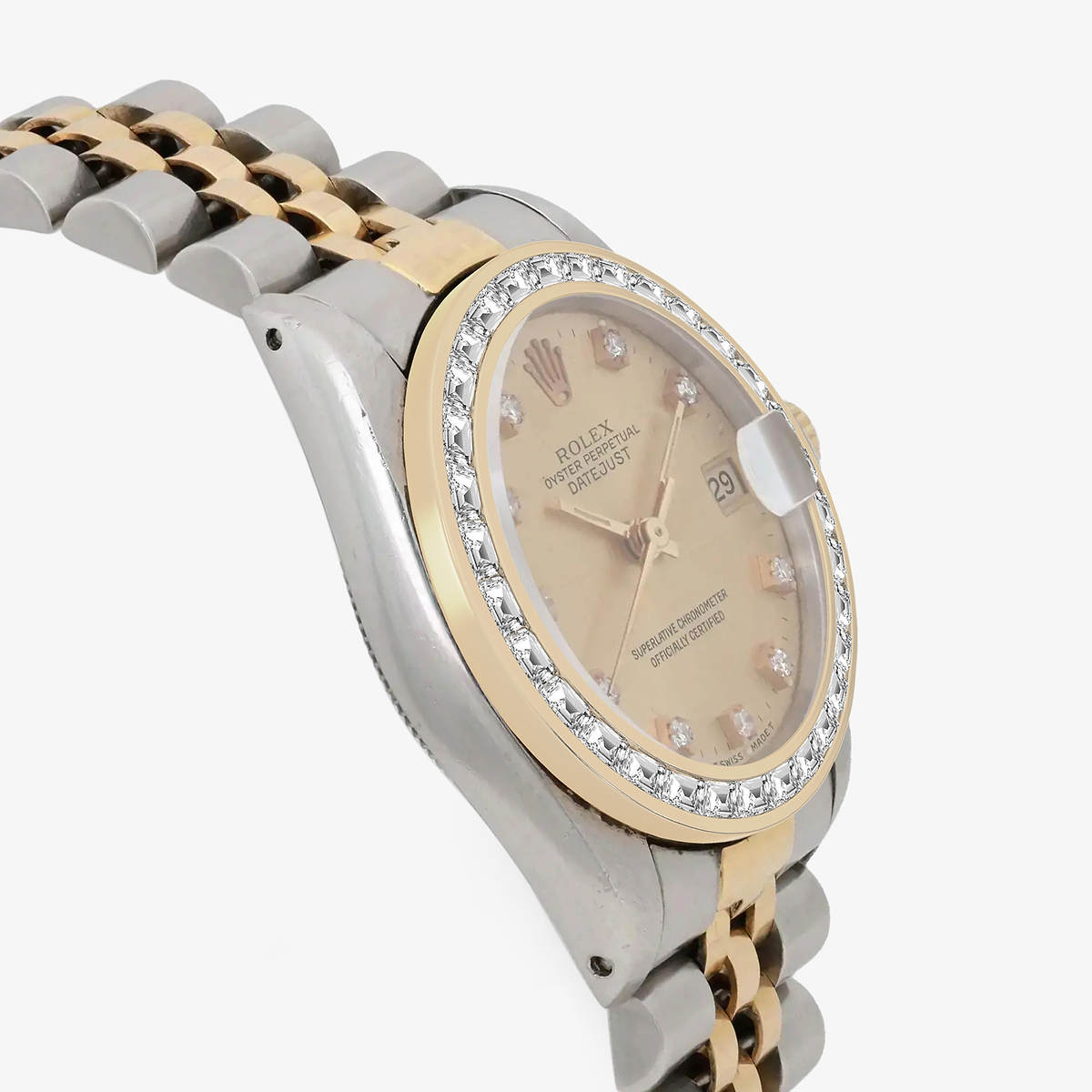 Additional Image 1 for  2 1/4 ctw Trapezoid Lab Grown Diamond  Rolex Watch