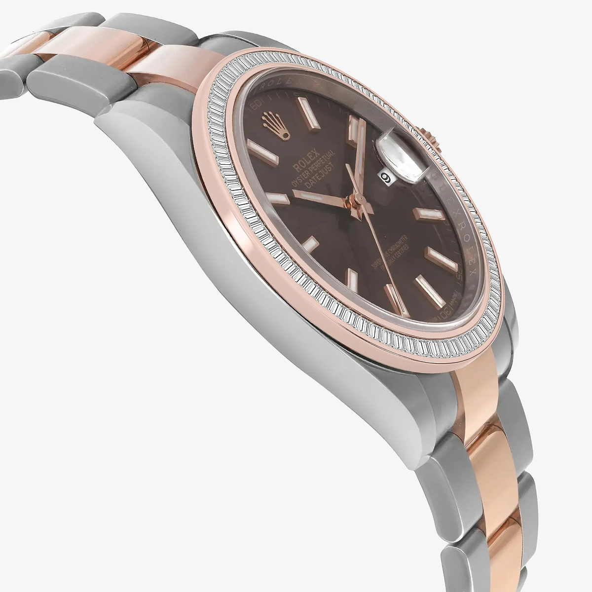 Additional Image 3 for  2 1/3 ctw Baguette Lab Grown Diamond  Rolex Watch
