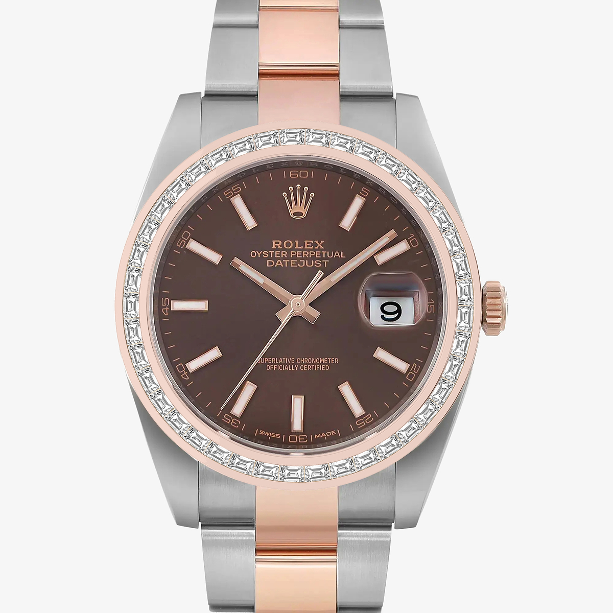 Additional Image 1 for  2 7/8 ctw Trapezoid Lab Grown Diamond  Rolex Watch