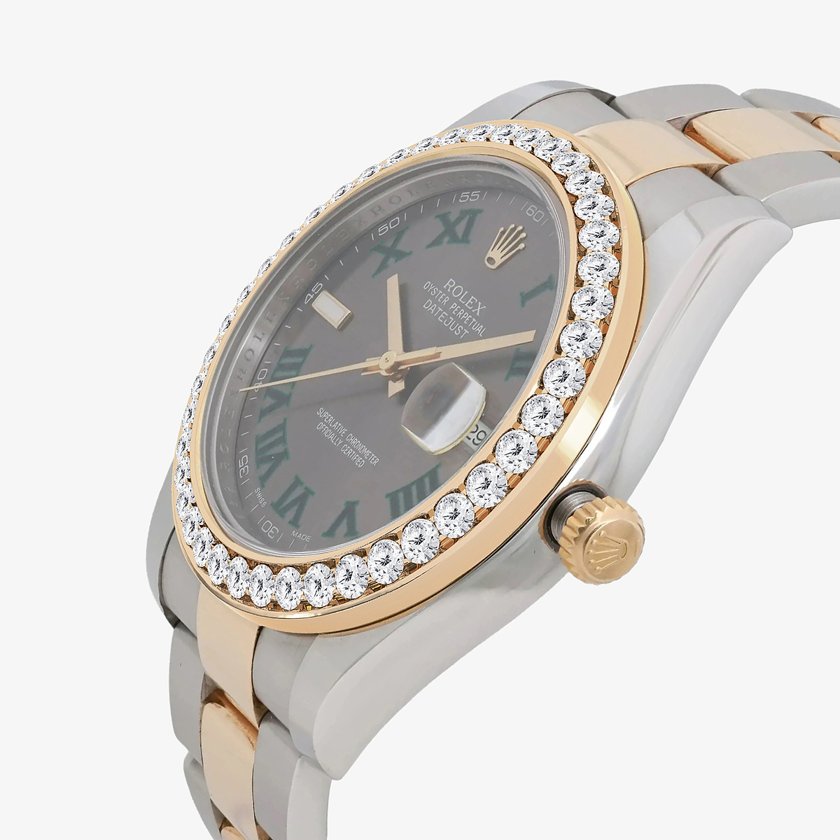Additional Image 1 for  3 ctw Round Lab Grown Diamond  Rolex Watch