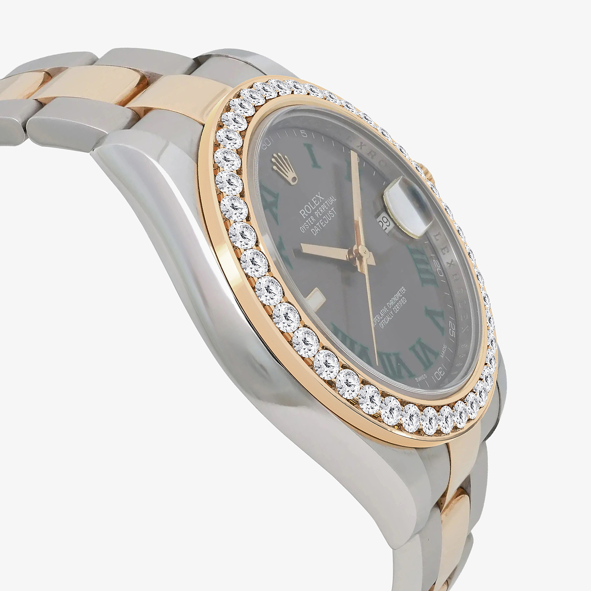 Additional Image 2 for  3 ctw Round Lab Grown Diamond  Rolex Watch