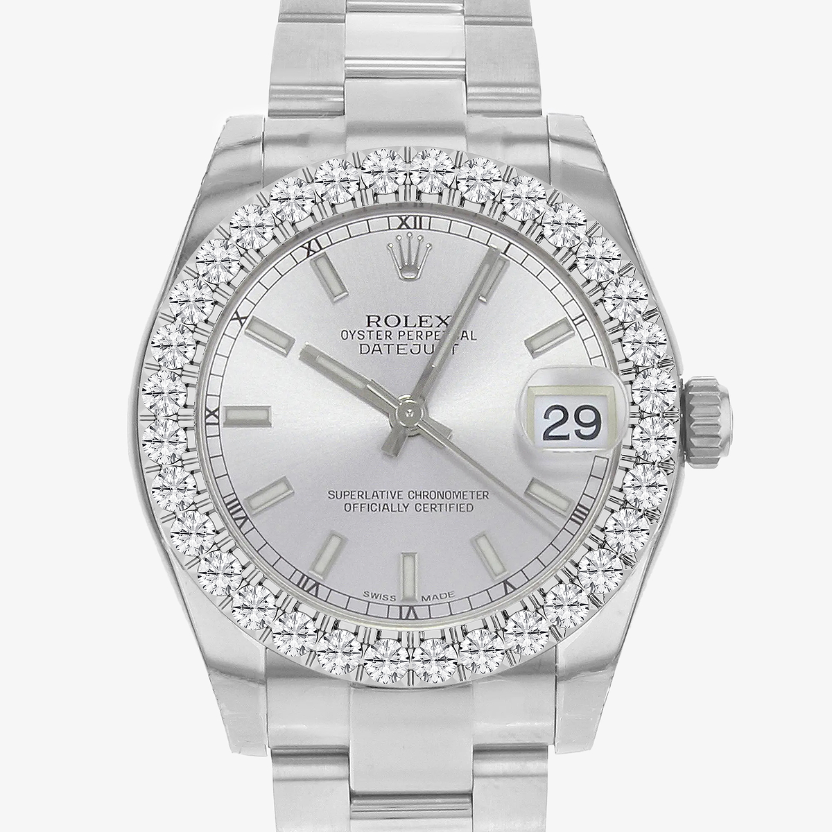 Additional Image 1 for  2 2/5 ctw Round Lab Grown Diamond  Rolex Watch