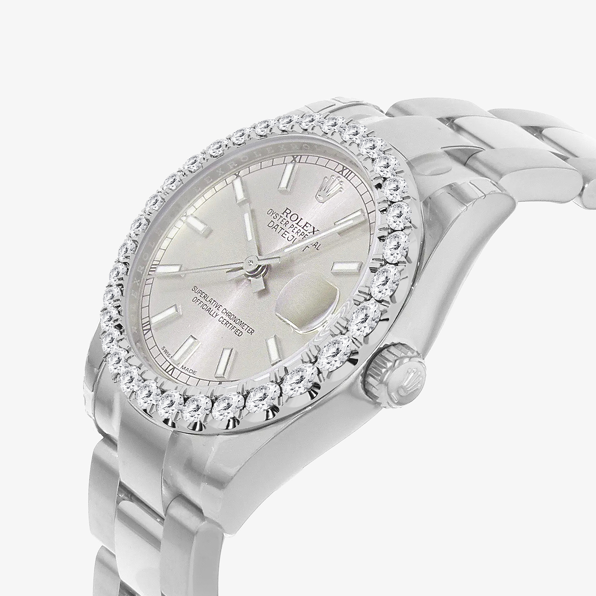 Additional Image 2 for  2 2/5 ctw Round Lab Grown Diamond  Rolex Watch