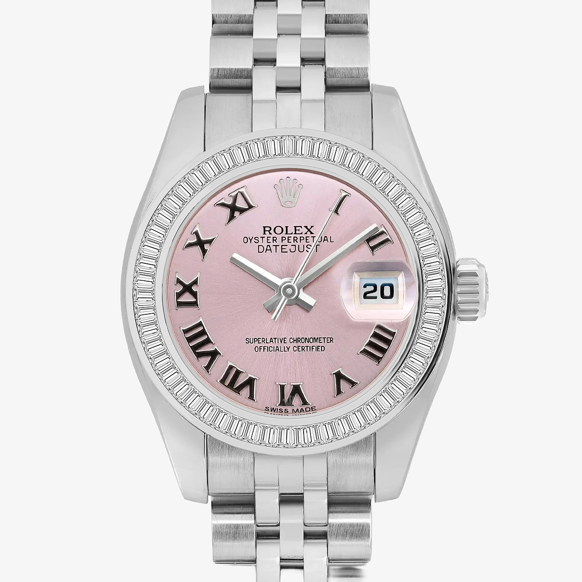 Additional Image 1 for  1 5/8 ctw Baguette Lab Grown Diamond  Rolex Watch