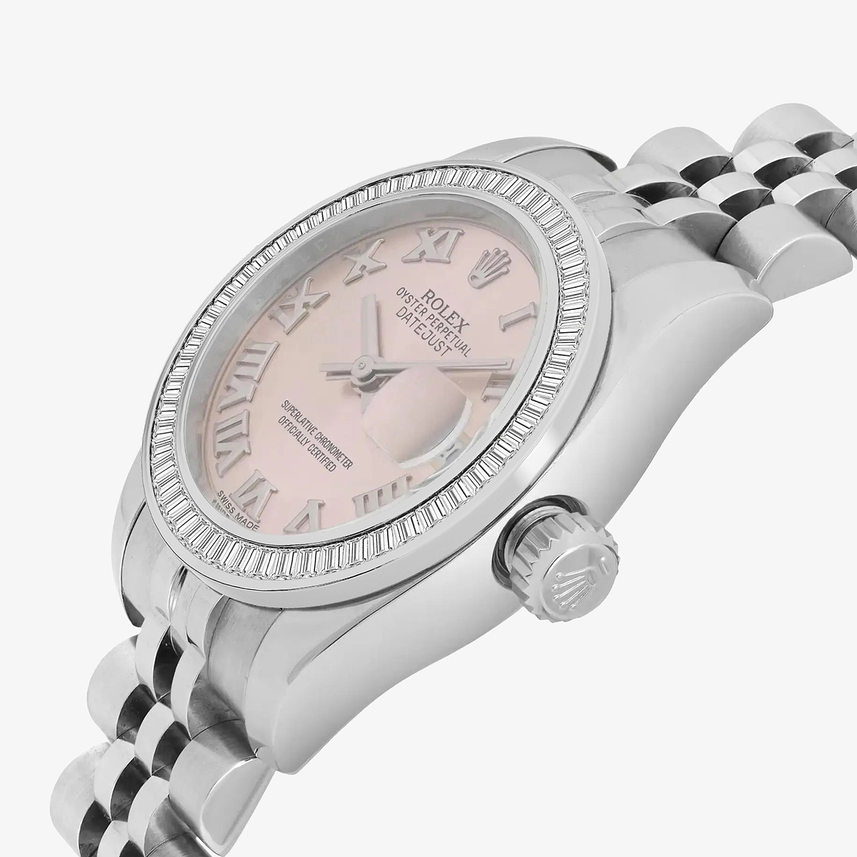 Additional Image 2 for  1 5/8 ctw Baguette Lab Grown Diamond  Rolex Watch