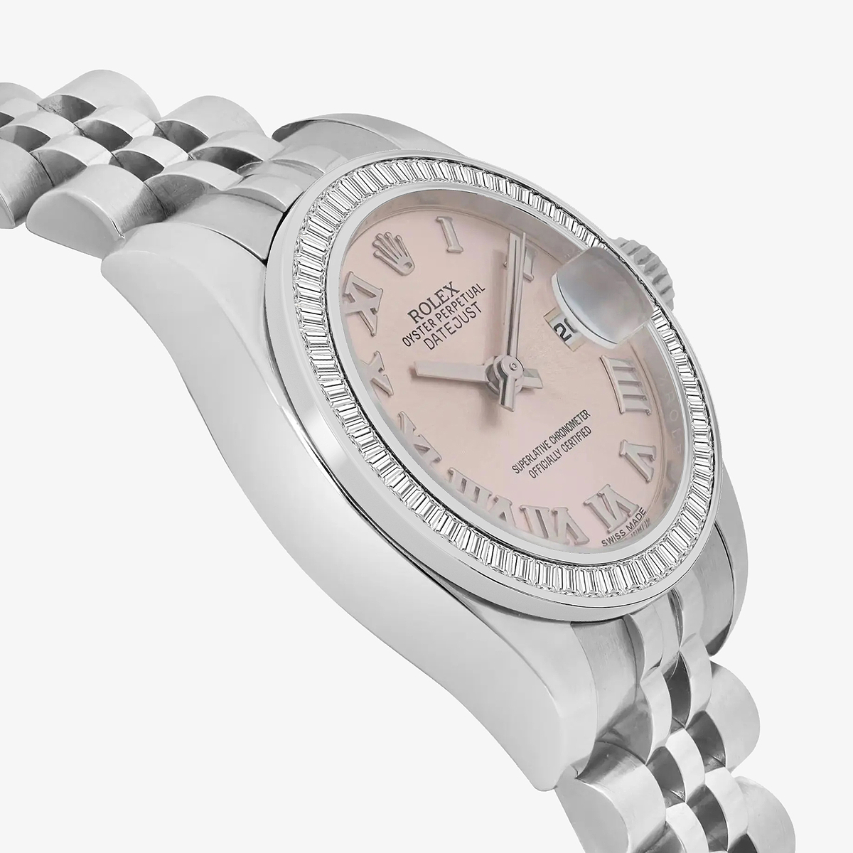 Additional Image 3 for  1 5/8 ctw Baguette Lab Grown Diamond  Rolex Watch