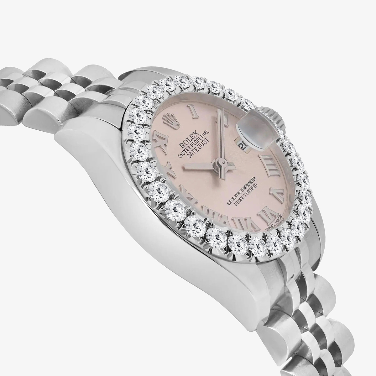 Additional Image 3 for  2 ctw Round Lab Grown Diamond  Rolex Watch