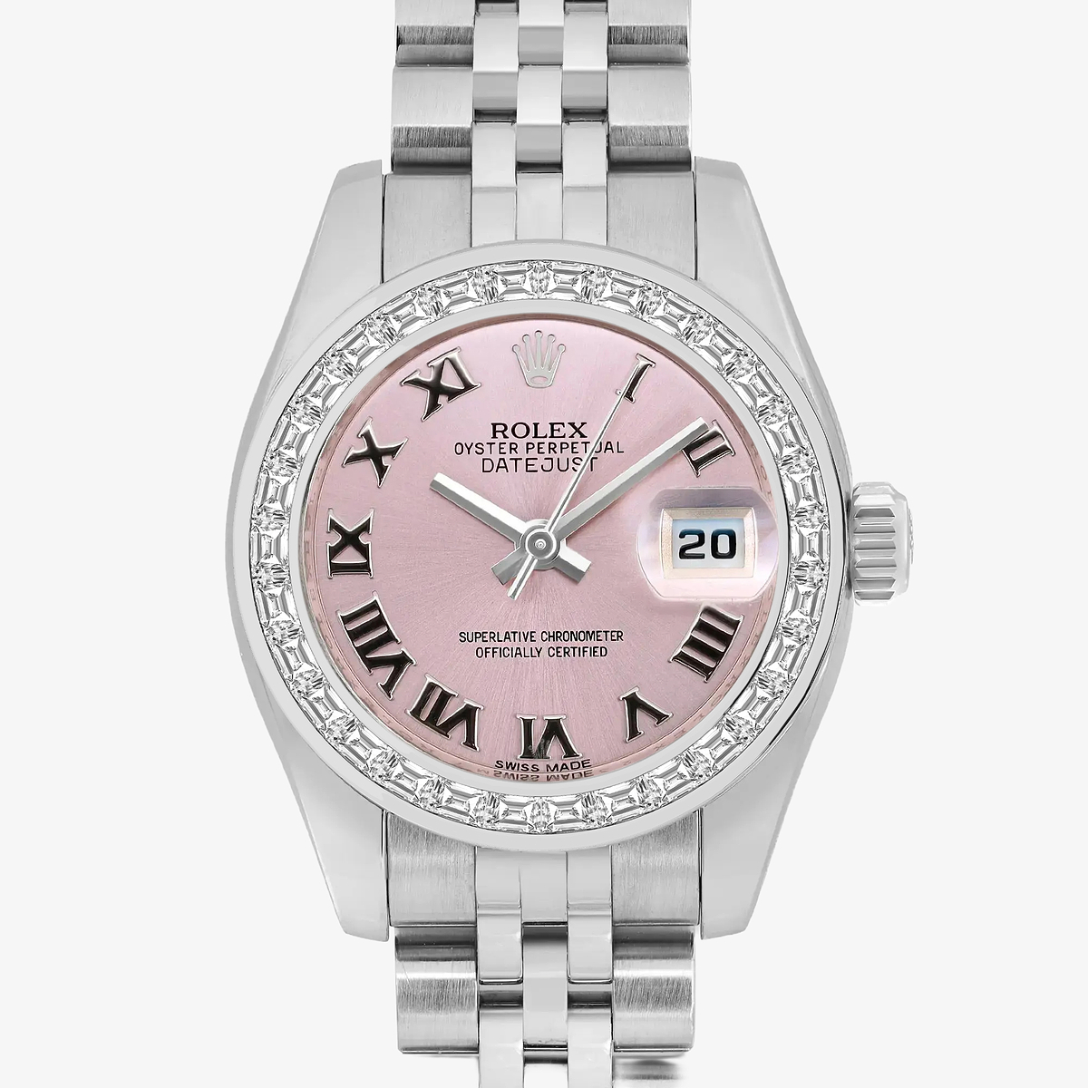 Additional Image 1 for  2 ctw Trapezoid Lab Grown Diamond  Rolex Watch