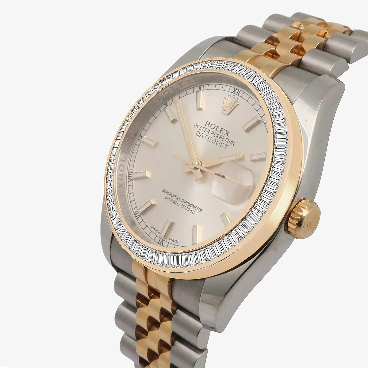 Additional Image 1 for  3 ctw Baguette Lab Grown Diamond  Rolex Watch