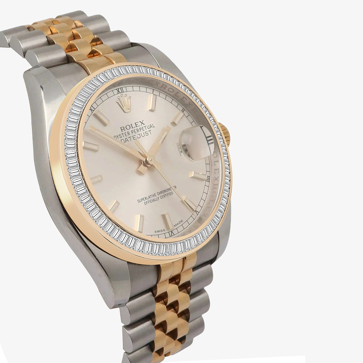 Additional Image 2 for  3 ctw Baguette Lab Grown Diamond  Rolex Watch