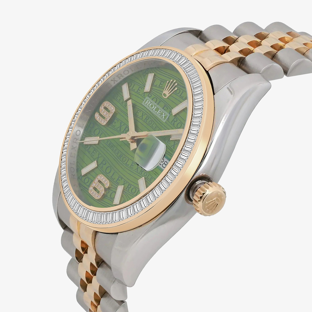 Additional Image 1 for  3 ctw Baguette Lab Grown Diamond  Rolex Watch