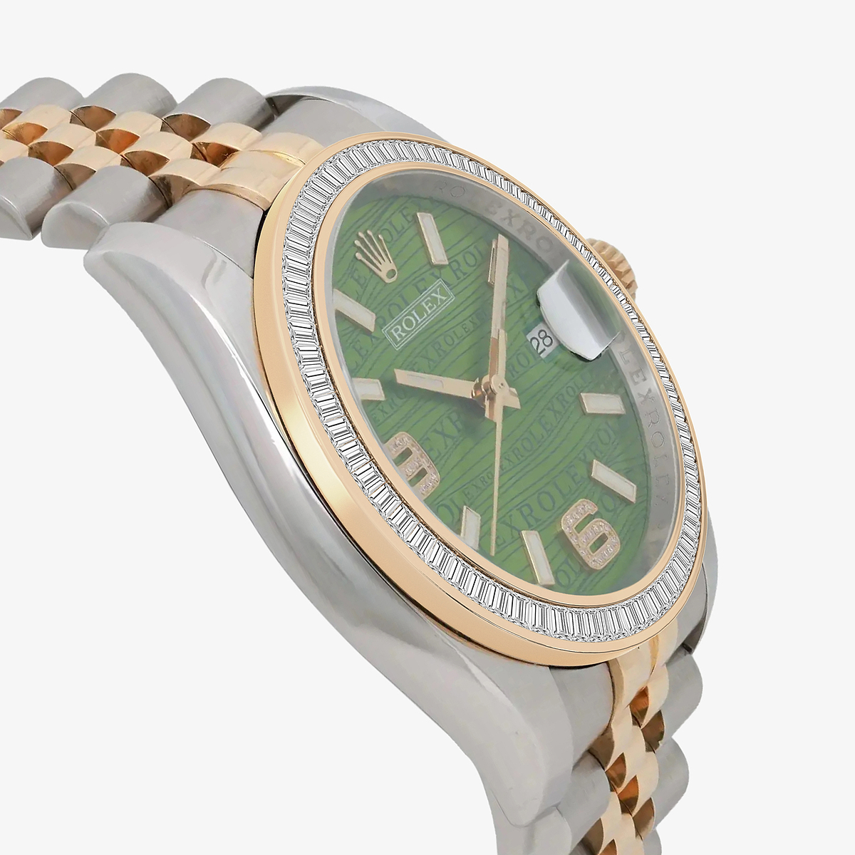 Additional Image 2 for  3 ctw Baguette Lab Grown Diamond  Rolex Watch