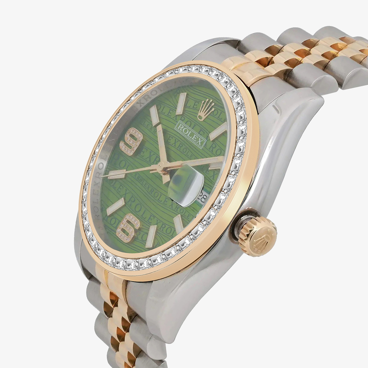 Additional Image 1 for  2 2/3 ctw Trapezoid Lab Grown Diamond  Rolex Watch