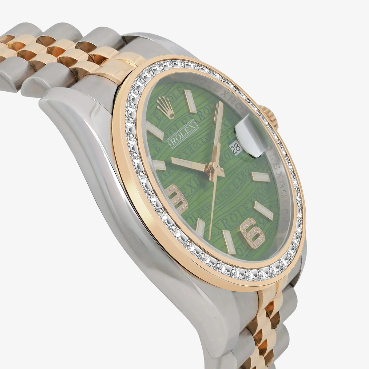 Additional Image 2 for  2 2/3 ctw Trapezoid Lab Grown Diamond  Rolex Watch