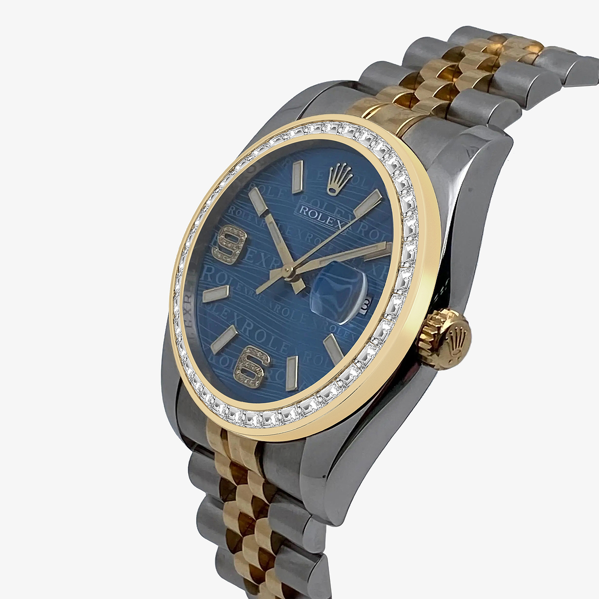 Additional Image 1 for  2 2/3 ctw Trapezoid Lab Grown Diamond  Rolex Watch