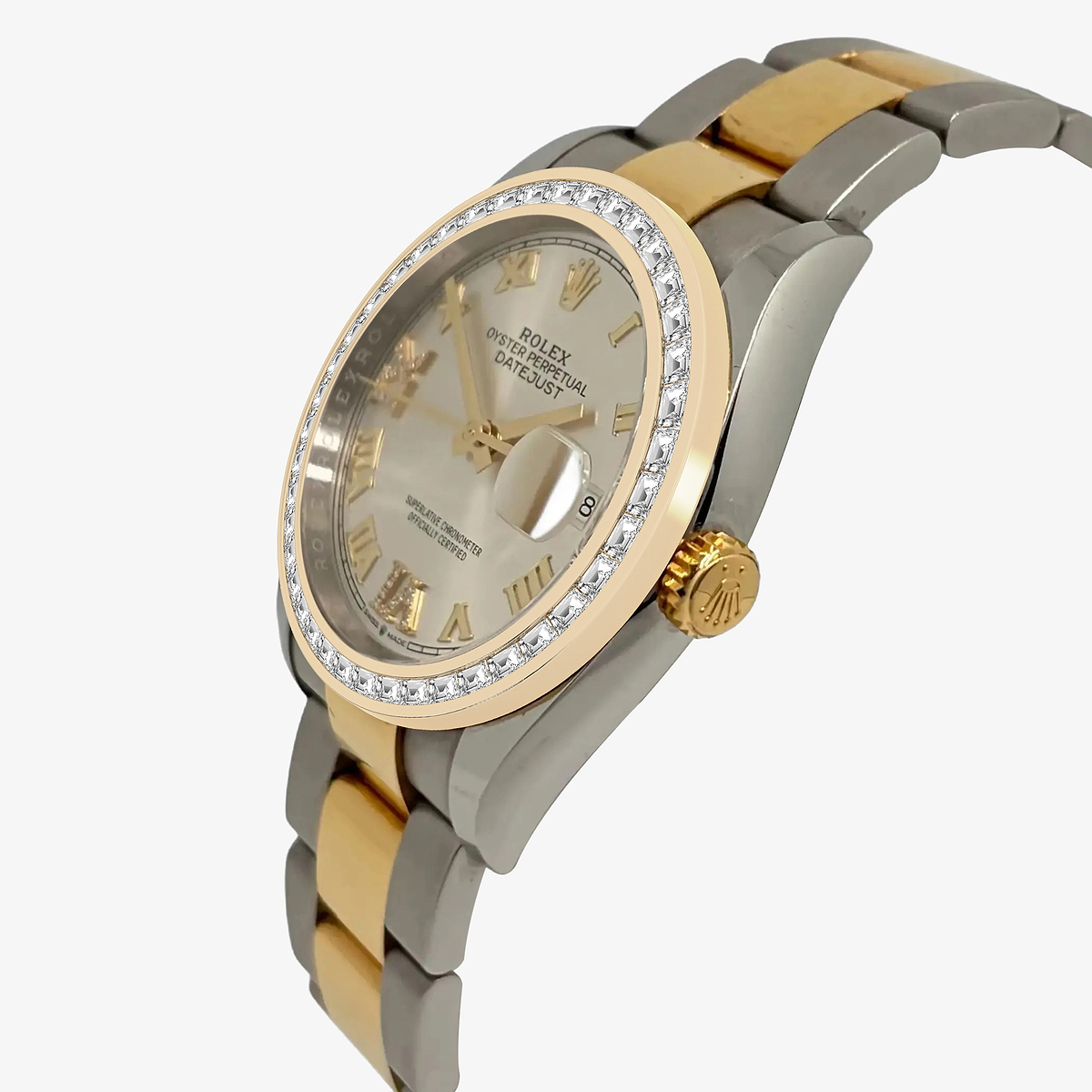 Additional Image 3 for  2 7/8 ctw Trapezoid Lab Grown Diamond  Rolex Watch