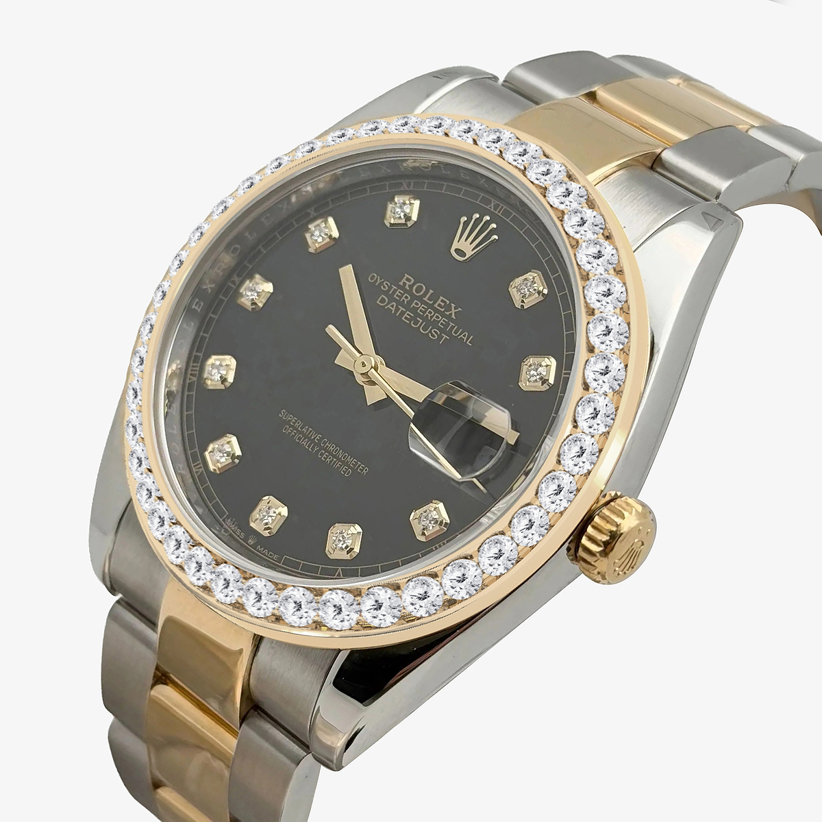 Additional Image 1 for  3 ctw Round Lab Grown Diamond  Rolex Watch