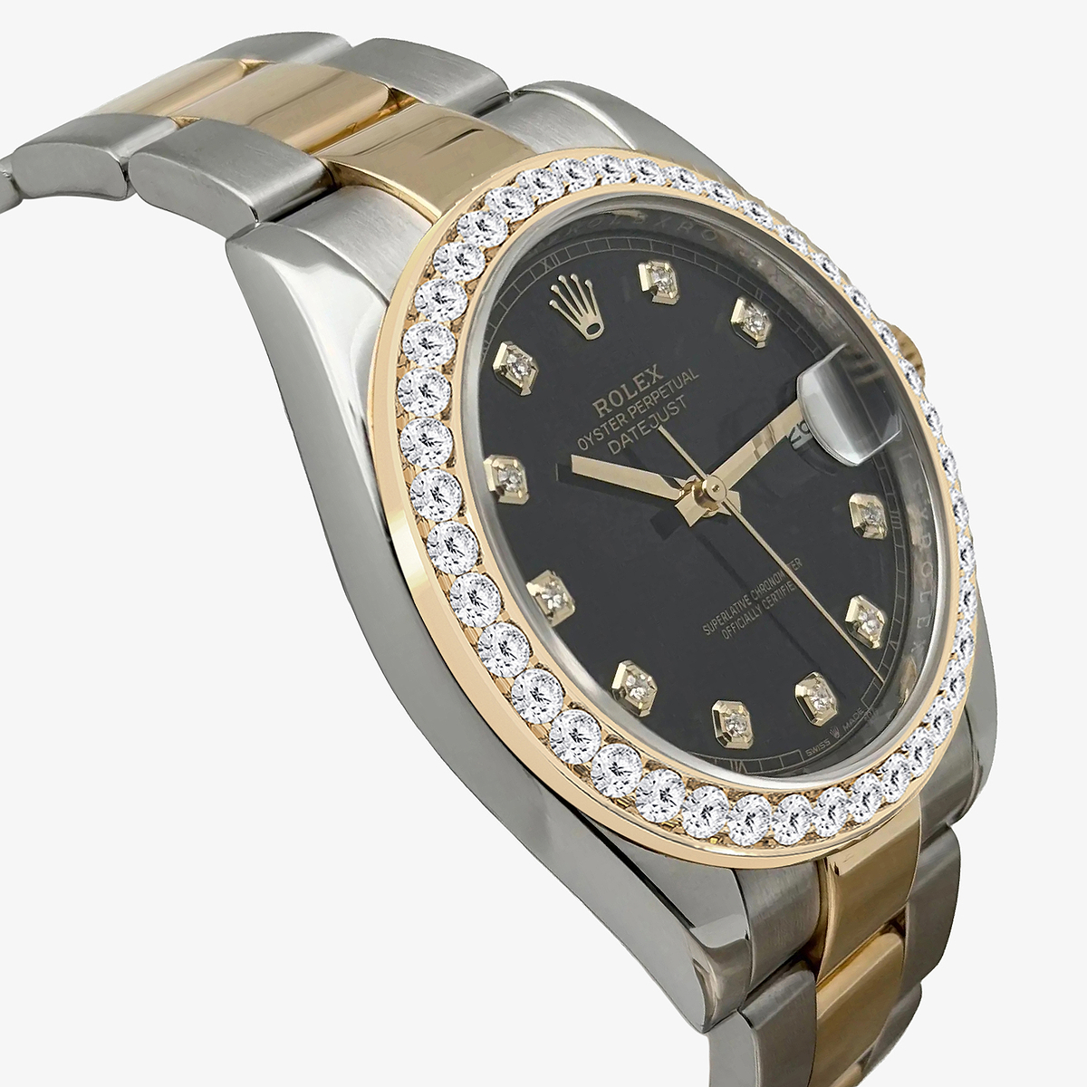 Additional Image 2 for  3 ctw Round Lab Grown Diamond  Rolex Watch