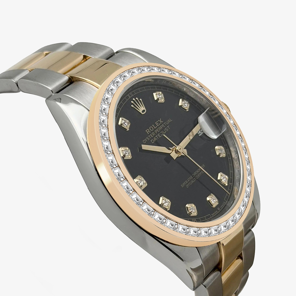 Additional Image 2 for  2 7/8 ctw Trapezoid Lab Grown Diamond  Rolex Watch