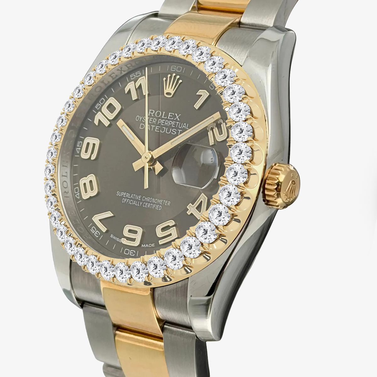 Additional Image 1 for  3 ctw Round Lab Grown Diamond  Rolex Watch