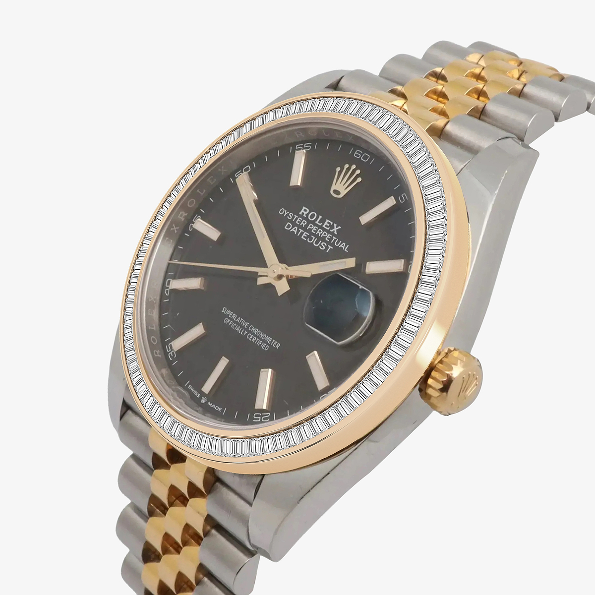Additional Image 1 for  2 1/3 ctw Baguette Lab Grown Diamond  Rolex Watch