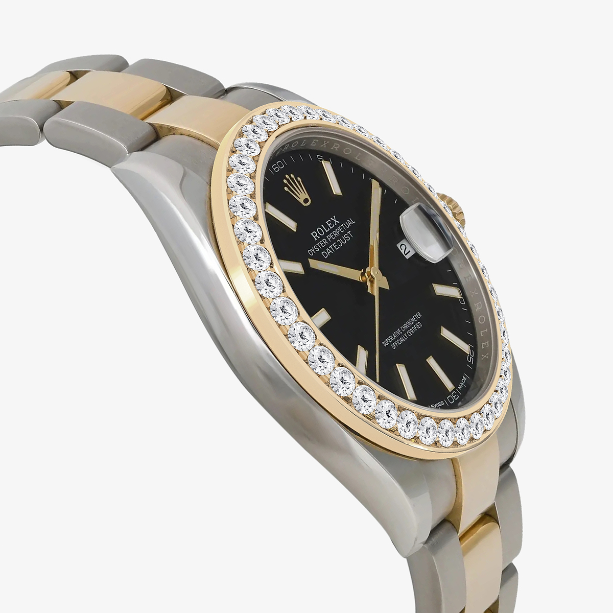 Additional Image 2 for  3 ctw Round Lab Grown Diamond  Rolex Watch