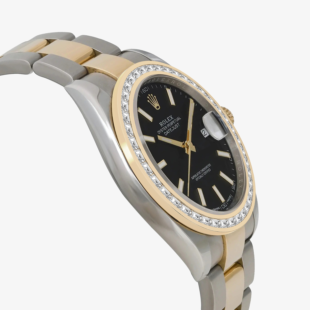 Additional Image 2 for  2 7/8 ctw Trapezoid Lab Grown Diamond  Rolex Watch