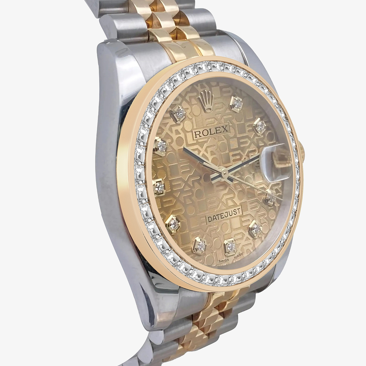 Additional Image 2 for  2 2/3 ctw Trapezoid Lab Grown Diamond  Rolex Watch