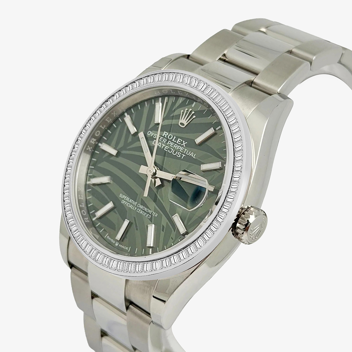 Additional Image 1 for  3 ctw Baguette Lab Grown Diamond  Rolex Watch