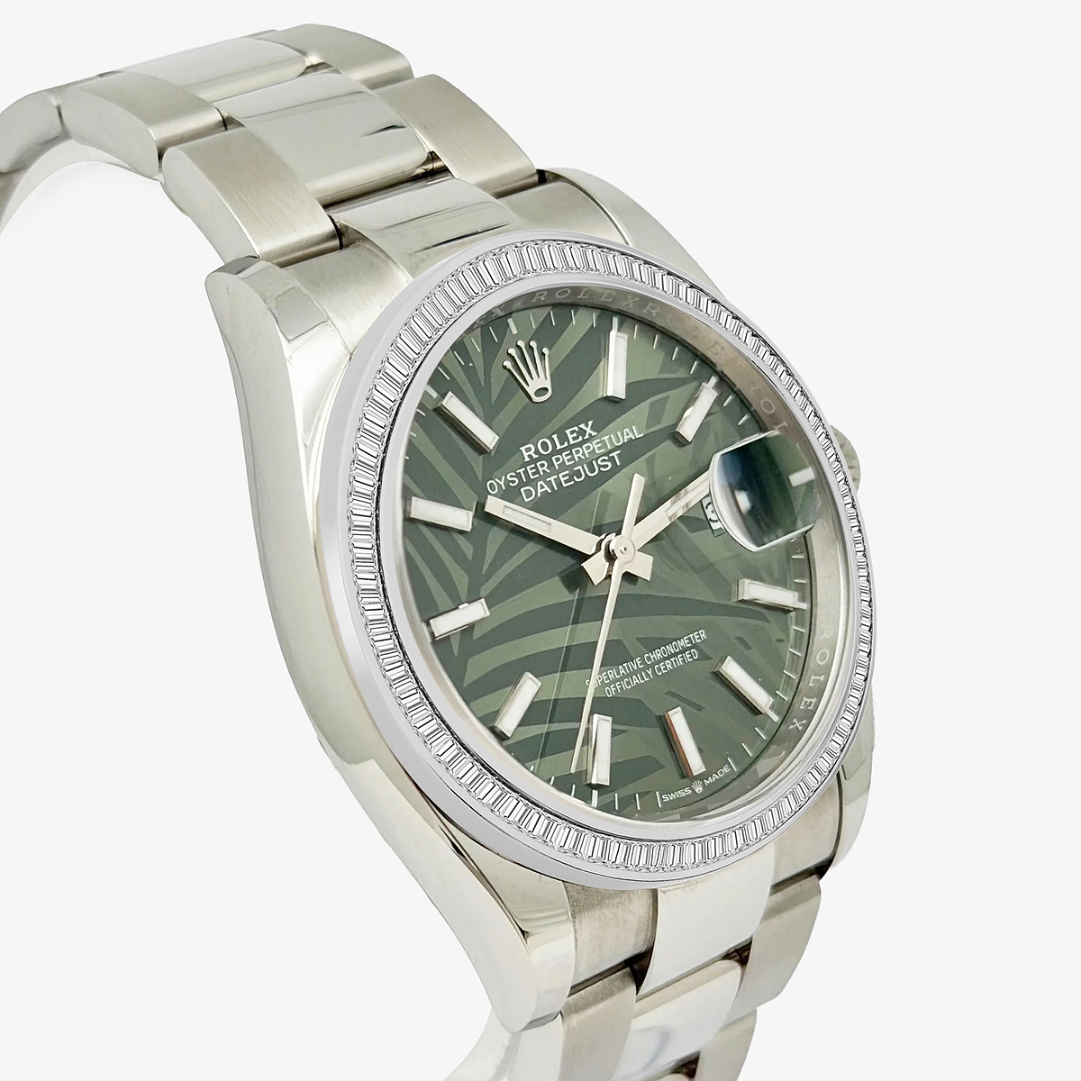 Additional Image 2 for  3 ctw Baguette Lab Grown Diamond  Rolex Watch