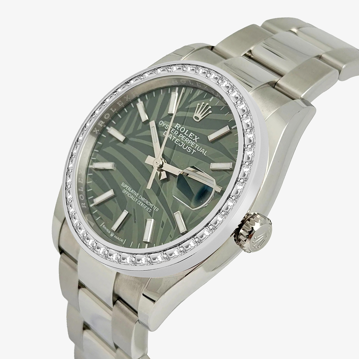 Additional Image 1 for  2 2/3 ctw Trapezoid Lab Grown Diamond  Rolex Watch