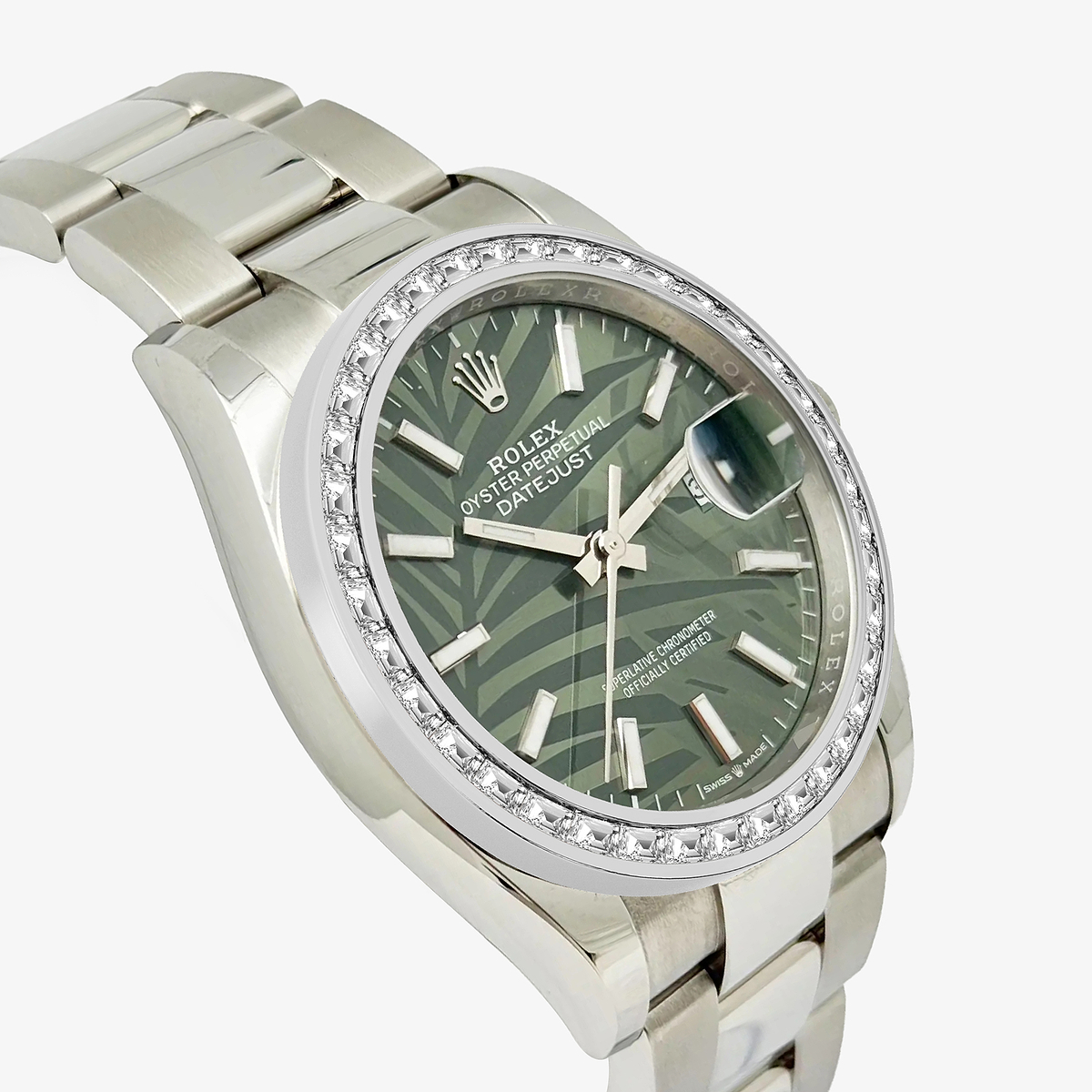 Additional Image 2 for  2 2/3 ctw Trapezoid Lab Grown Diamond  Rolex Watch